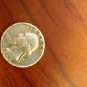 1964 solid silver quarter